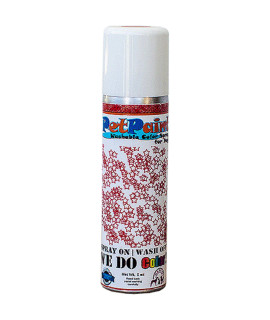 PetPaint Color Dog Hair Spray - Glitter Red