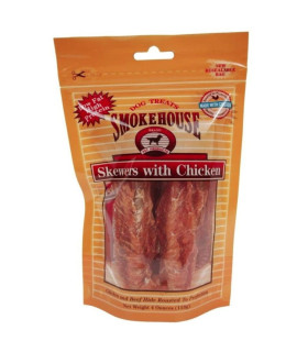 Smokehouse Skewers with Chicken Natural Dog Treat 4 oz