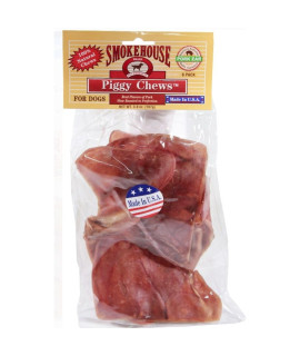 Smokehouse Piggy Chews All Natural Dog Treat 6 count