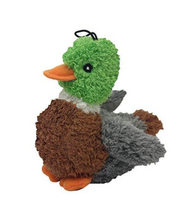 Multipets Look Whos Talking Plush Duck 5-Inch Dog Toy, Assorted Styles
