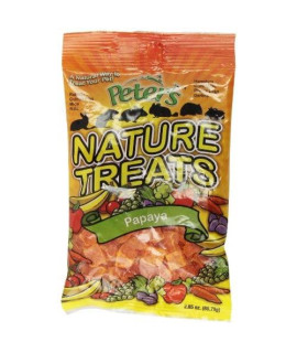 Peters Nature Treats Papaya-2.85 Oz