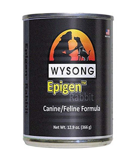 Wysong Epigen Rabbit Canine/Feline Canned Formula Dog/Cat/Ferret Food - 12.9 Ounce Can