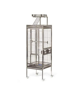 Prevue Pet Products Stainless Steel Playtop Bird Cage, Small