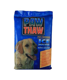 Pestell 683051 Paw Thaw Ice Melt for Pets, 25-Pound Bag