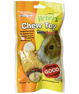 PeterS Chew Toy For Rabbits And Small Animals, Apple