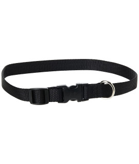 LupinePet Basics 34 Black 13-22 Adjustable collar for Medium and Larger Dogs
