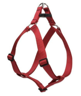 LupinePet Basics 34 Red 20-30 Step In Harness for Medium Dogs