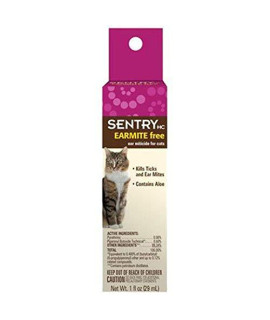 Sentry Hc Earmitefree Ear Miticide For Cats, 1 Oz