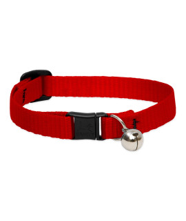 LupinePet Basics 12 Red cat Safety collar with Bell , 8-12