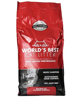 Worlds Best Cat Litter, Multiple Cat Clumping Formula, 8 Pound
