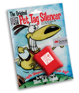 Quiet Spot Pet Tag Silencer (Red)
