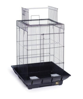 Prevue Hendryx SP851B/B Clean Life Play Top Cage, Black