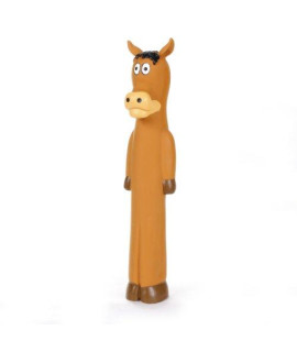 KRISLIN Latex Stick Horse Toy, 11-1/2-Inch