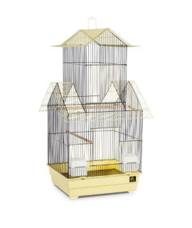 Prevue Pet Products Beijing Bird Cage, Yellow and Black