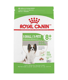 Royal Canin X-Small Adult 8+ Dry Dog Food, 2.5 lb bag