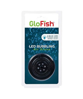 GloFish Blue LED Bubbler, aquarium Lights With Air Stone For Fish Tanks , 2.6-Inch x 4-Inch x 0.5-Inch, Model Number: 29048, 1 Count (Pack of 1)