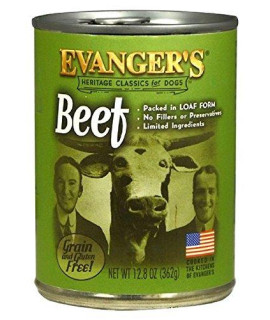 Evangers Classic Beef Supplement for Dogs, 12 Pack, 13-Ounce Cans (776487)