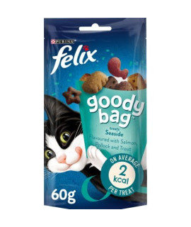 Felix Goody Bag Cat Treats Seaside Mix 60G (Pack Of 8)