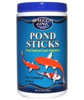Omega One Pond Sticks, Floating, 8 oz