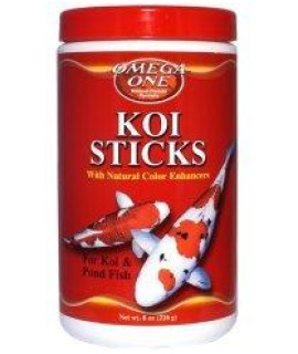 Omega One Koi Sticks, Floating 11mm Pellets, 8 oz