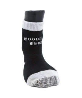 Woodrow Wear Power Paws Advanced Dog Socks Black grey XS Fits 12-25 pounds