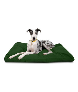 K9 Ballistics Tough Rectangle Pillow Xxl Extra Large Dog Bed - Washable, Durable And Water Resistant Dog Bed - Made For Big Dogs, 40X68, Green