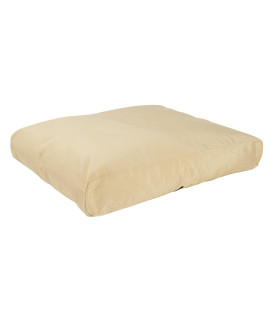 K9 Ballistics Tough Rectangle Pillow Medium Dog Bed - Washable Durable And Water Resistant Dog Bed - Made For Medium Dogs 27X33 Sandstone
