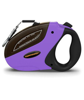 Security Pro Retractable Dog Leash - Smooth Retraction, Strong Locking Mechanism and a Comfortable Ergonomic Design - No Tangle Nylon Lead Extends Up to 16 feet- For Small to Medium Dogs Up to 44lbs