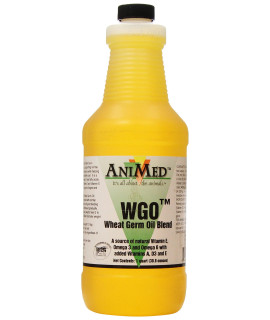 AniMed Wheatgerm Oil Blend for Horses of All Ages and Classes, 32-Ounce