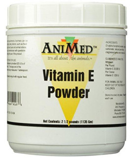 AniMed Vitamin E Powder Supplement for Horses, 2.5-Pound