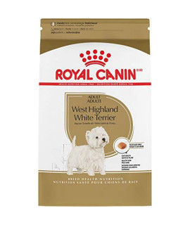 Royal Canin West Highland White Terrier Adult Breed Specific Dry Dog Food, 10 lb bag