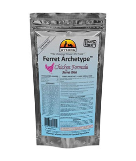 Wysong Ferret Archetype chicken Formula - Raw Ferret Food - 75 Ounce Bag