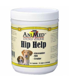 AniMed Hip Help Powder for Dogs, 20-Ounce