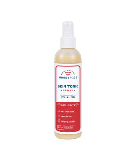 Wondercide - Skin Tonic Hot Spot Itch Relief Spray for Dogs and cats with Natural Essential Oils - Soothing First Aid Remedy for Pets - for Dry Itchy Skin, Allergy Rash Relief - 8 oz