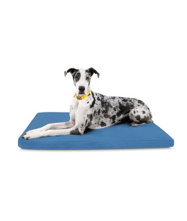 K9 Ballistics Tough Orthopedic Dog Crate Pad - Washable, Durable And Waterproof Dog Crate Bed - Xl, Giant Xxl Extra Large Orthopedic Dog Bed, 53X36, Blue