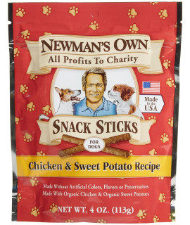 NewmanS Own chicken & Sweet Potato Snack Sticks 1 count One Size