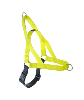 Ultrahund Freedom Dog Harness No-Pull Soft Flexible Quick Release Waterproof Size Large Yellow