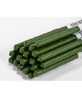 Panacea 84185 2 ft / 24" Green Coated Metal Plant Sturdy Stakes - Quantity 300