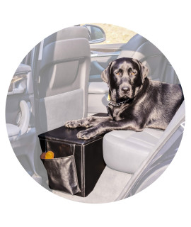 Enchanted Home Pet Orthopedic Sturdy Backseat Extender with Storage Black Large (51 - 100 lbs)