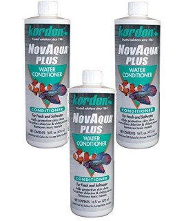 (3 Pack) Kordon NovAqua Plus Water conditioner 16 Ounce