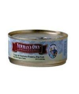 Newmans Own Organics Adult Turkey & Vegetable Formula Canned Cat Food By Newmans Own