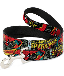 Dog Leash The Amazing Spider Man 100th Anniversary cover 6 Feet Long 1.0 Inch Wide