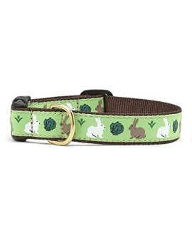 Up Country Garden Rabbit Pattern (Garden Rabbit Dog Collar, Small (9 to 15 Inches) 5/8 Inch Narrow Width)