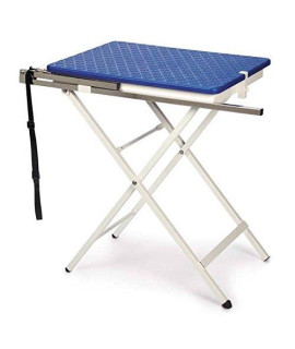 Master Equipment Folding Dog groomer Table Versa competition grooming Arm Loop 28.5 Holds 50lbs (Black)