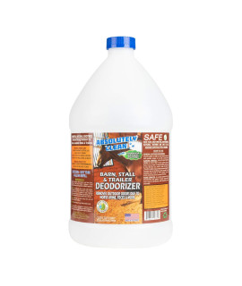 Absolutely clean Barn Stall or Horse Trailer Deodorizer Natural-Based cleaning Spray (128oz)