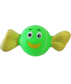 Squeaky Dog Toy Tennis Ball Green