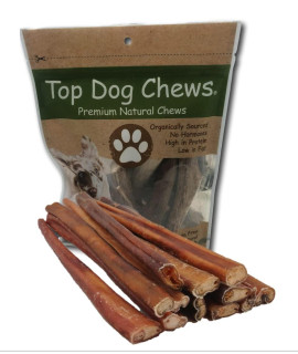 12 Premium Bully Sticks - All Natural Dog Treats (25 Pack) - From Top Dog chews