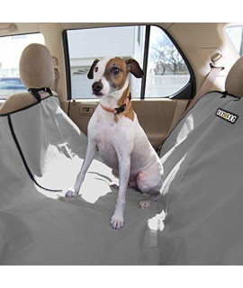 DOg for DOg Pet car Seat cover for Dogs - Hammock Style - Waterproof - Universal Fit - 56 x 54 (grey)