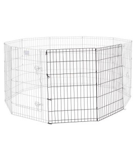 MidWest Homes for Pets Universal Pet Playpen 2-Panel Extension Kit | Fits Metal 36-Inch Dog Pens | Kit Measures 36H x 47.50W Inches | Includes 4 Thumb Snaps, 2 Ground Stakes
