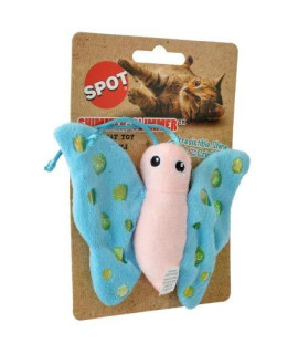 Spot Shimmer glimmer Butterfly catnip Toy - Assorted colors (11 Pack)